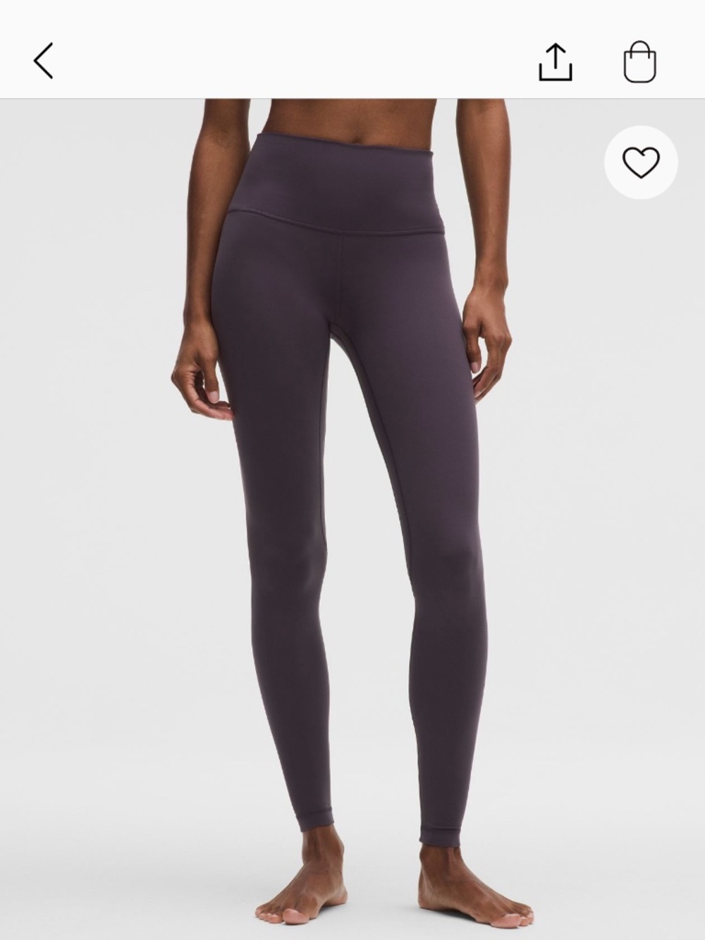 Lululemon Align leggings atmospheric purple 6 New